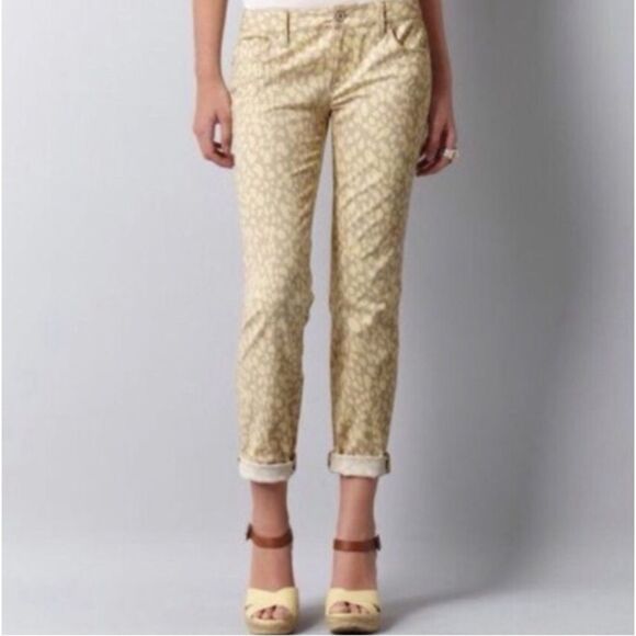 Loft Modern Straight Animal Print Classic Five Pocket Straight Leg Jeans Size 6 - Picture 13 of 13